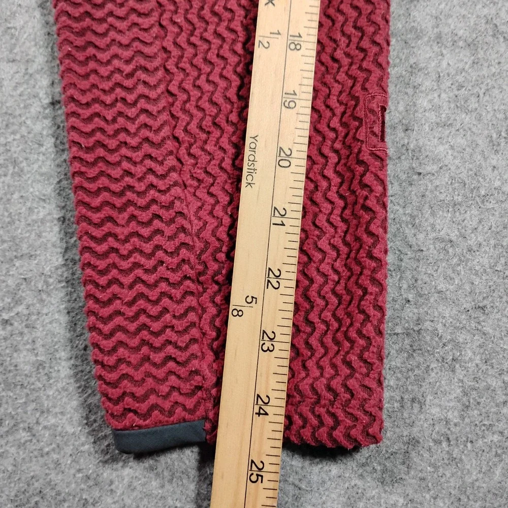 Patagonia Men's R1 Air Crew Neck Fleece Pullover Sweater Size L Burgundy Red